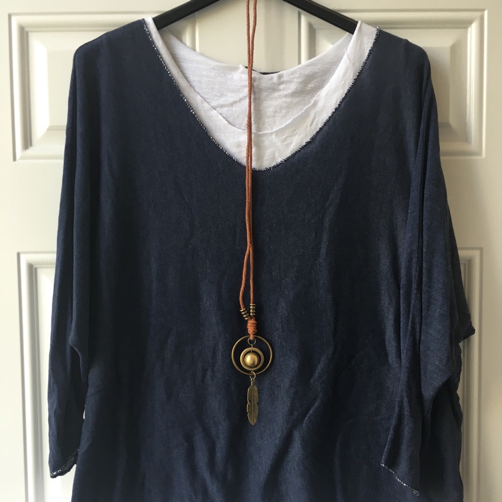 Two Piece Tunic w/Necklace